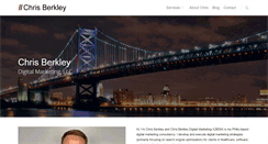 Desktop Screenshot of chrisberkley.com